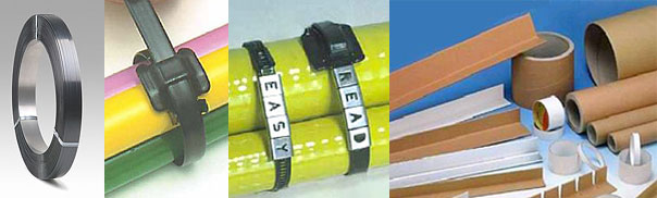 Broches y flejes. Esquineros plsticos